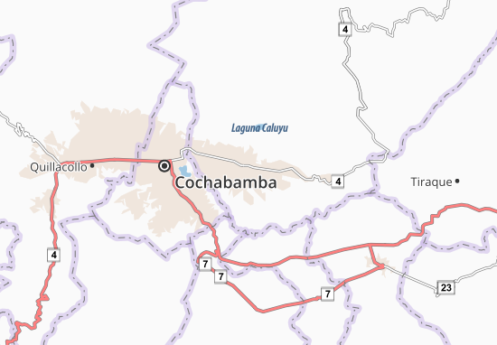 Sacaba Map