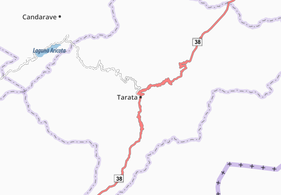 Karte Stadtplan Tarata
