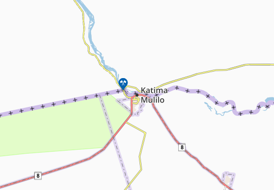 Karte Stadtplan Katima Mulilo