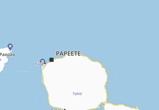 Kaart Plattegrond Papenoo