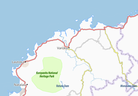 Mapa Varoka