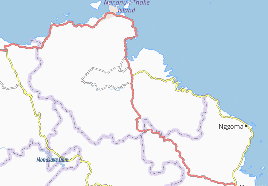 Kaart Plattegrond Savusavu