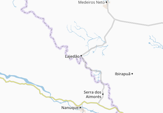 Karte Stadtplan Lajedão