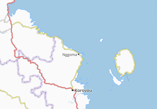 Karte Stadtplan Nggoma