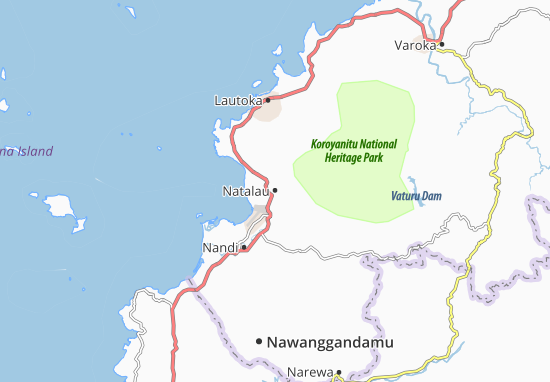 Mapa Natalau