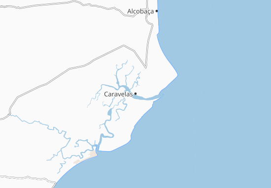 Caravelas Map