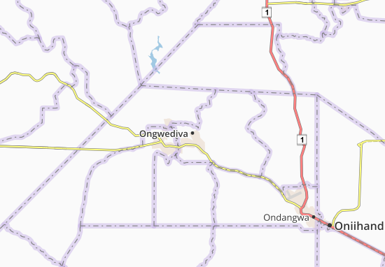 Ongwediva Map