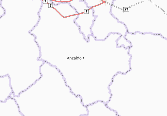 Karte Stadtplan Anzaldo