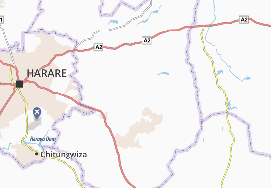 Kaart Plattegrond Goromonzi