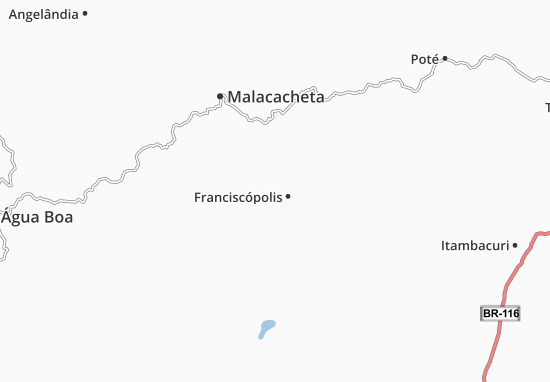 Mapa Franciscópolis