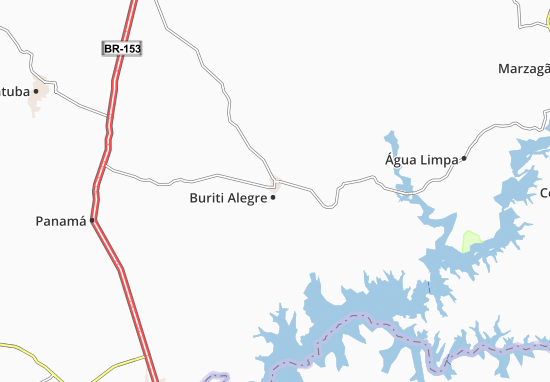 Kaart Plattegrond Buriti Alegre