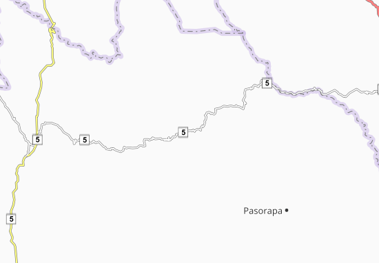 Karte Stadtplan Pena Colorada