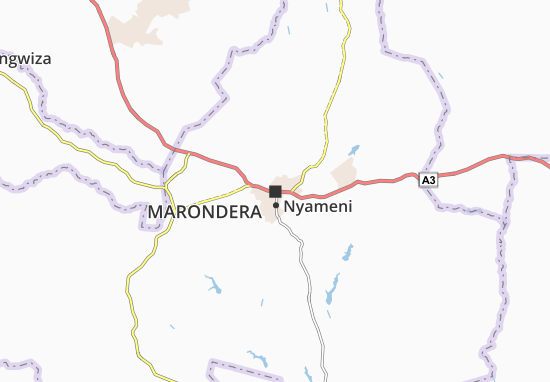 Mapa Marondera