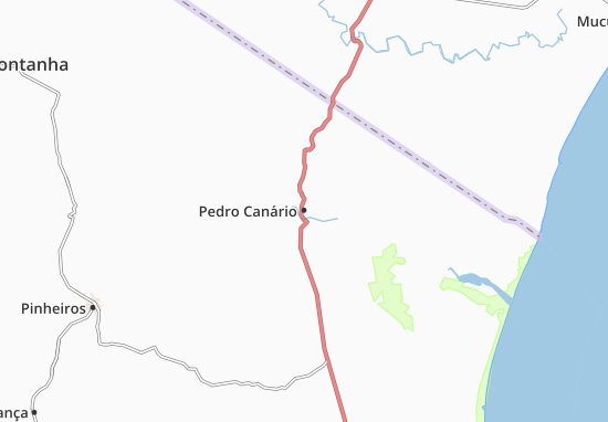Kaart Plattegrond Pedro Canário