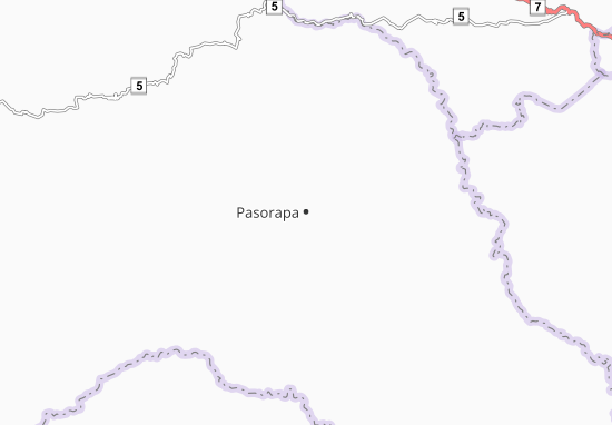 Kaart Plattegrond Pasorapa