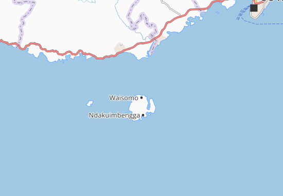 Kaart Plattegrond Waisomo
