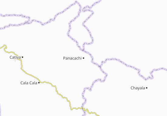 Kaart Plattegrond Panacachi