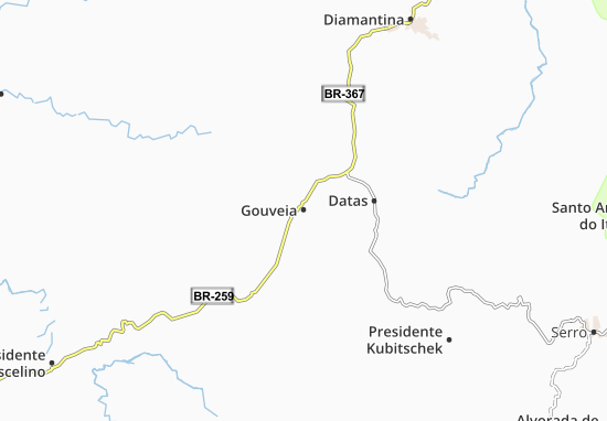 Kaart Plattegrond Gouveia