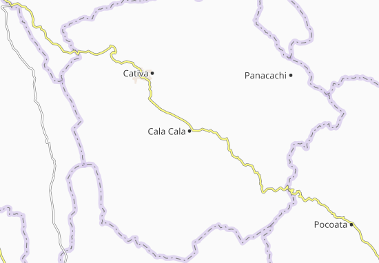 Karte Stadtplan Cala Cala