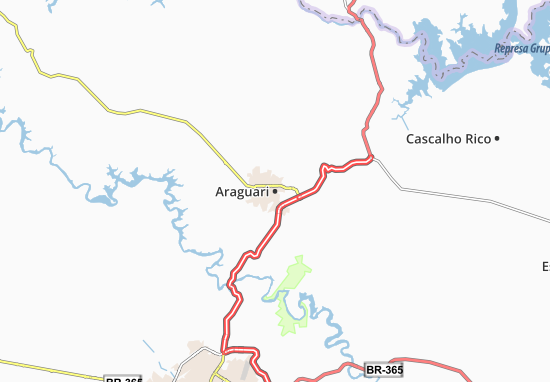 Karte Stadtplan Araguari