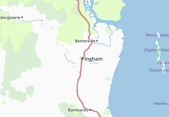 Karte Stadtplan Ingham