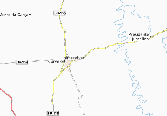 Karte Stadtplan Inimutaba