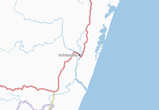 Mapa Vohibinany