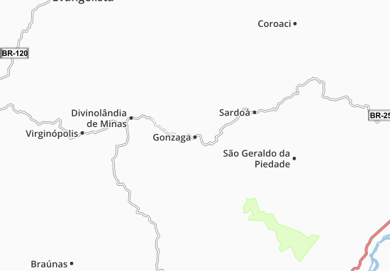 Mapa Gonzaga
