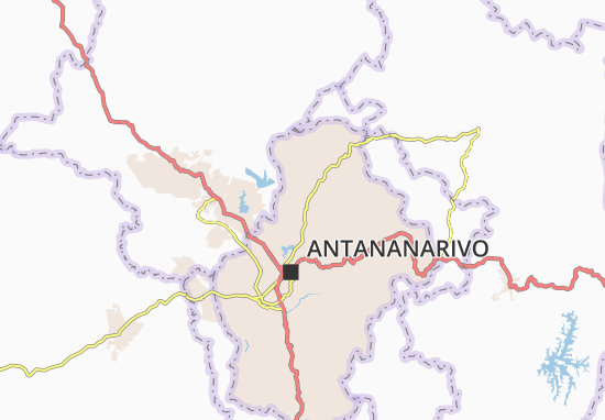 Karte Stadtplan Antsinanantsena Sabotsy