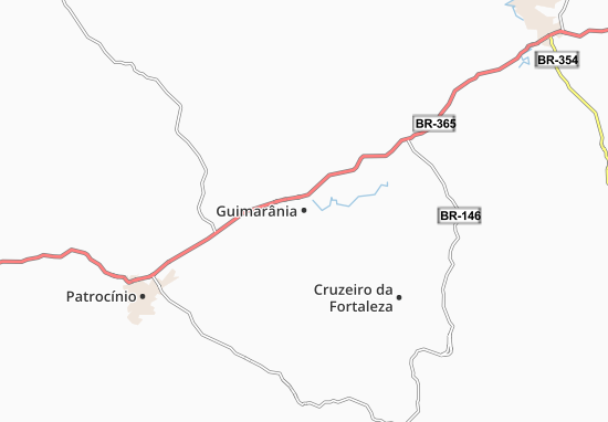 Kaart Plattegrond Guimarânia