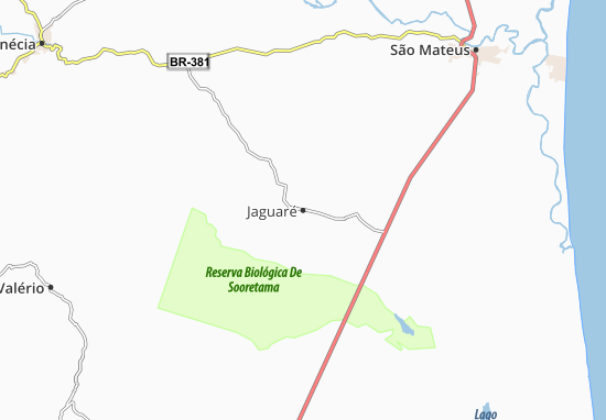 Jaguaré Map