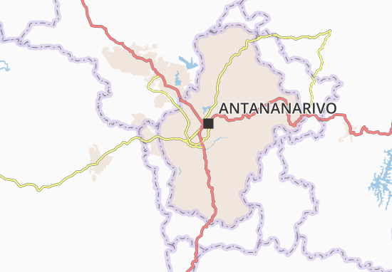 Karte Stadtplan Anosizato