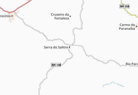 Karte Stadtplan Serra do Salitre