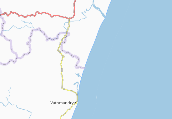 Karte Stadtplan Vohitrampasina