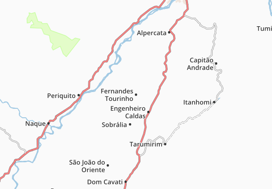 Fernandes Tourinho Map