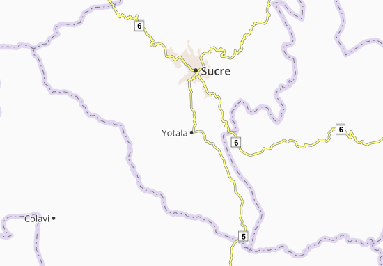 Karte Stadtplan Yotala