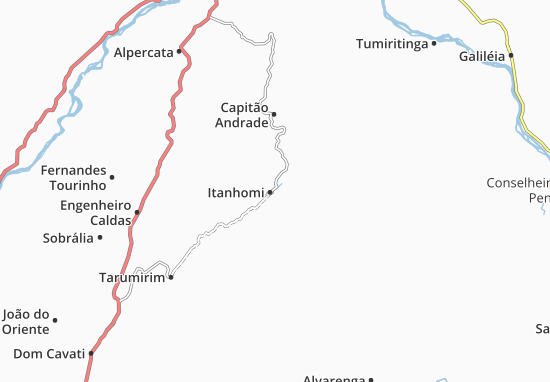 Mapa Itanhomi