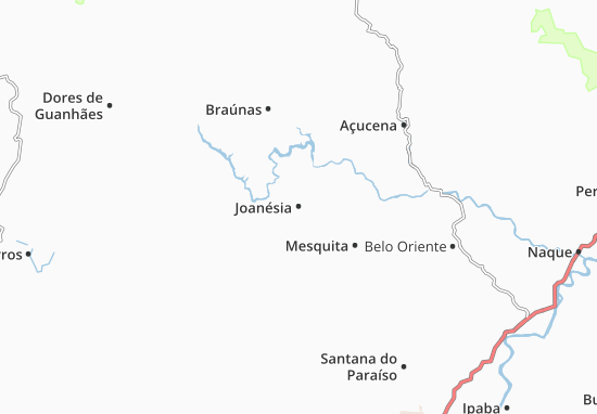 Karte Stadtplan Joanésia