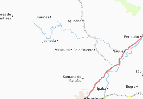 Kaart Plattegrond Mesquita