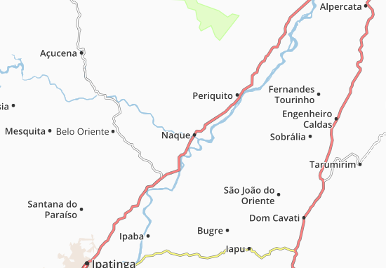 Karte Stadtplan Naque