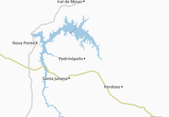 Kaart Plattegrond Pedrinópolis