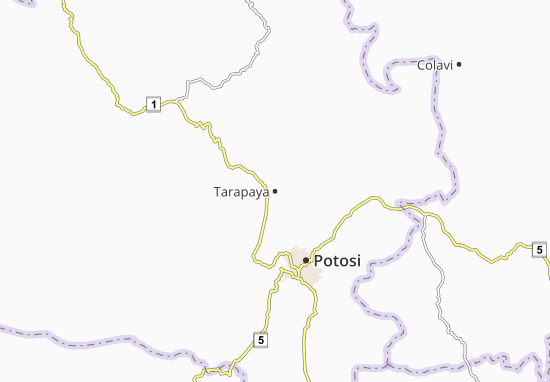Kaart Plattegrond Tarapaya