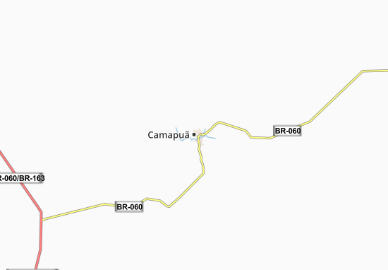 Camapuã Map