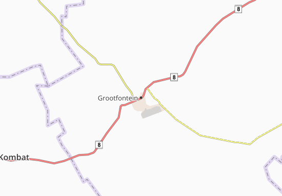 Karte Stadtplan Grootfontein