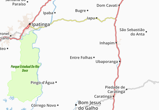Vargem Alegre Map