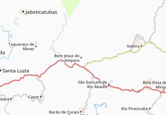 Mapa Bom Jesus do Amparo