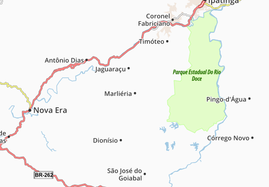 Mapa Marliéria