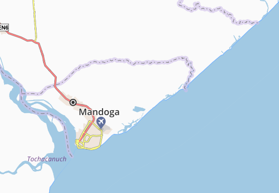 Kaart Plattegrond Nhangau