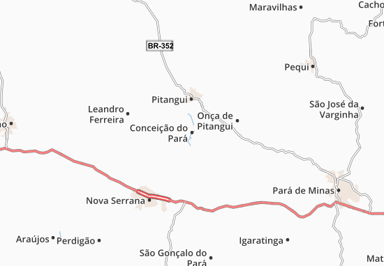 Conceição do Pará Map