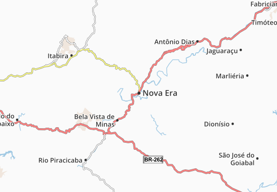 Kaart Plattegrond Nova Era